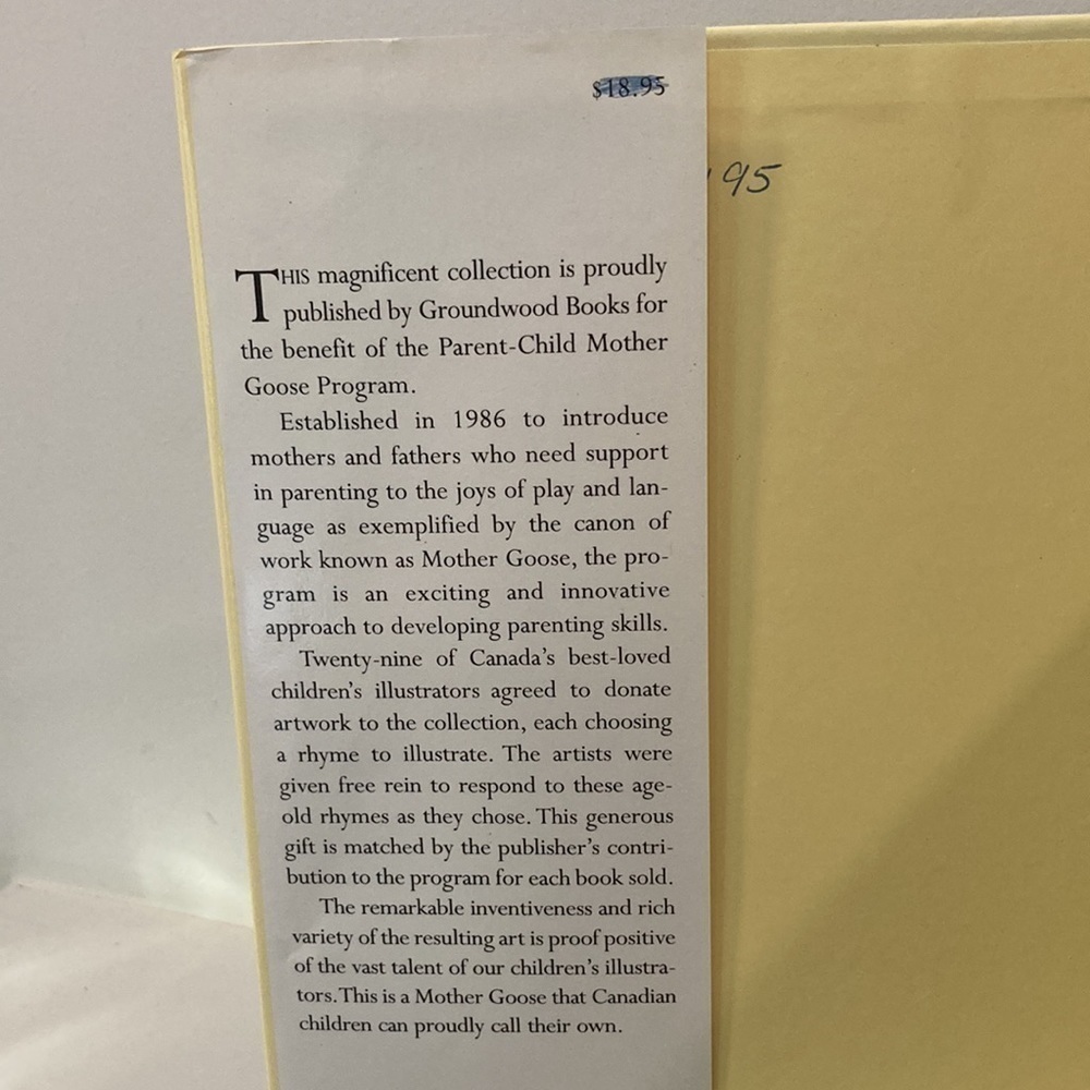 2for$10 Books Mother Goose: A Sampler Hardcover – March 5, 1996 - Picture 4 of 8